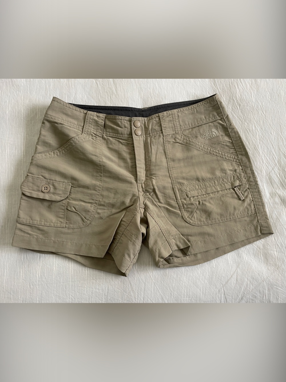 The North Face Women's Khaki Cargo Shorts